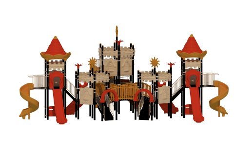 Kale Temalı Oyun Grubu B-200 PRK-205 | Temalı Metal Oyun Grupları | Erse Kent Mobilyaları